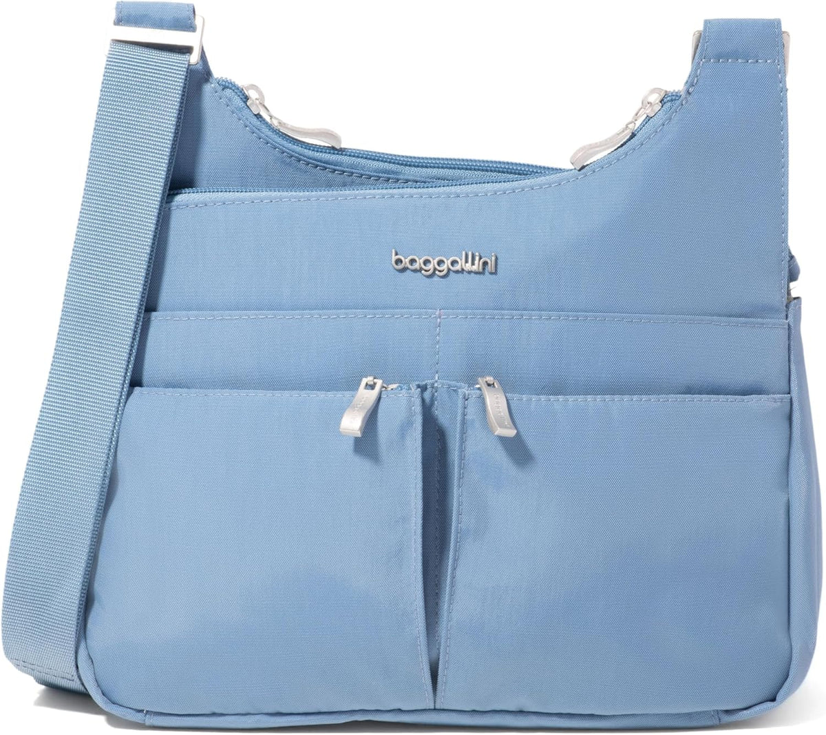 Crossbody Travel Bag 11x8.5 Lightweight Water-resistant Nylon Handbag