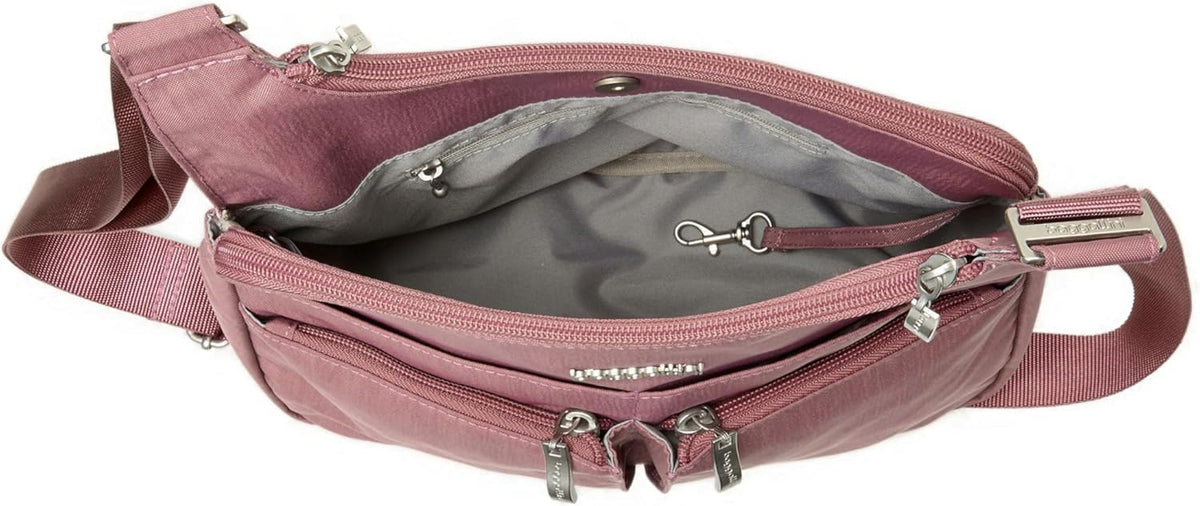Crossbody Travel Bag 11x8.5 Lightweight Water-resistant Nylon Handbag