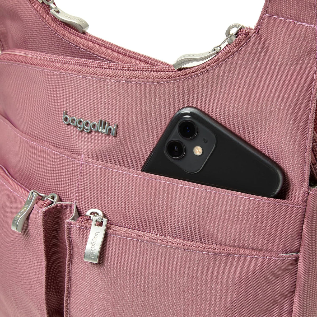 Crossbody Travel Bag 11x8.5 Lightweight Water-resistant Nylon Handbag