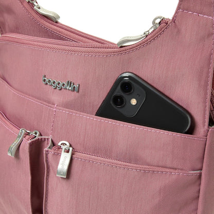 Crossbody Travel Bag 11x8.5 Lightweight Water-resistant Nylon Handbag