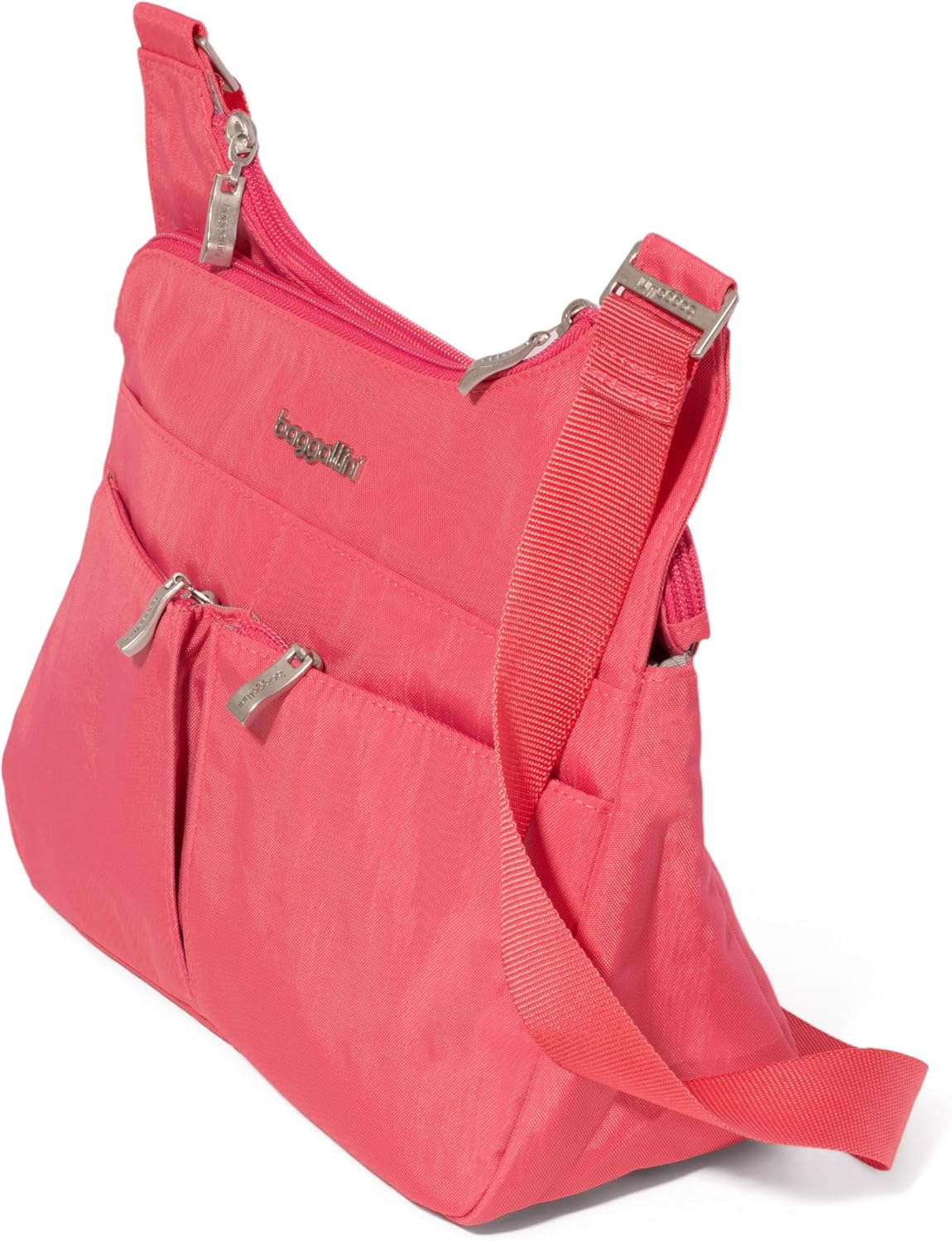 Crossbody Travel Bag 11x8.5 Lightweight Water-resistant Nylon Handbag