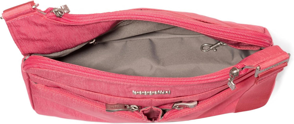 Crossbody Travel Bag 11x8.5 Lightweight Water-resistant Nylon Handbag