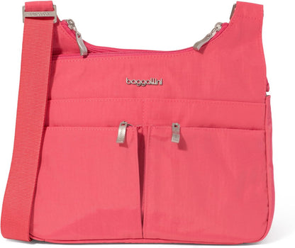 Crossbody Travel Bag 11x8.5 Lightweight Water-resistant Nylon Handbag