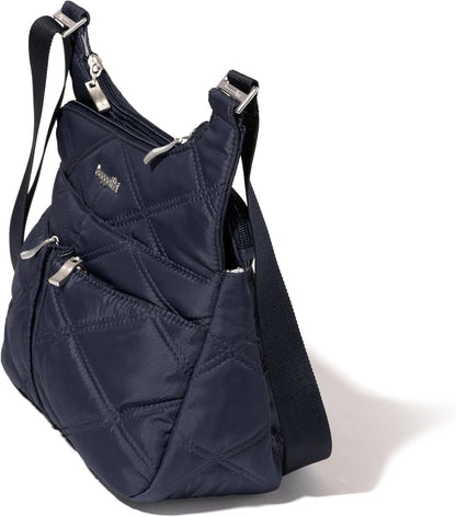 Crossbody Travel Bag 11x8.5 Lightweight Water-resistant Nylon Handbag