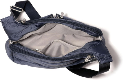 Crossbody Travel Bag 11x8.5 Lightweight Water-resistant Nylon Handbag