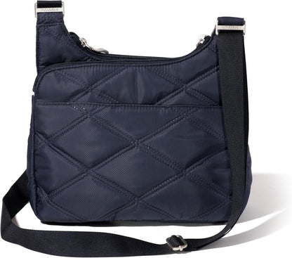 Crossbody Travel Bag 11x8.5 Lightweight Water-resistant Nylon Handbag