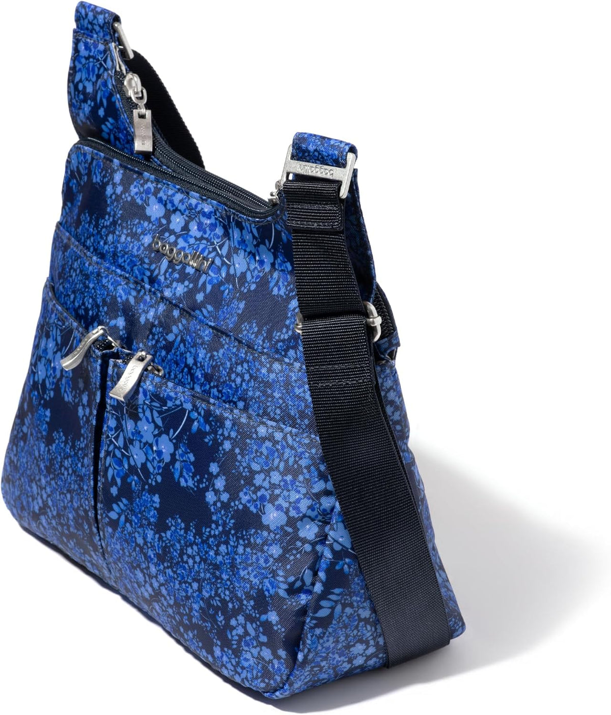 Crossbody Travel Bag 11x8.5 Lightweight Water-resistant Nylon Handbag