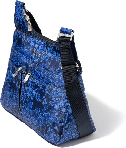 Crossbody Travel Bag 11x8.5 Lightweight Water-resistant Nylon Handbag