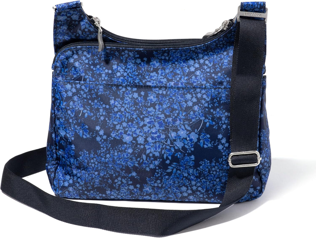 Crossbody Travel Bag 11x8.5 Lightweight Water-resistant Nylon Handbag