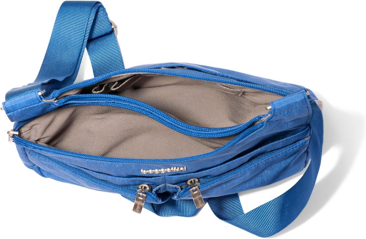Crossbody Travel Bag 11x8.5 Lightweight Water-resistant Nylon Handbag