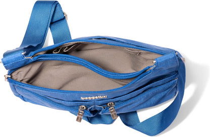 Crossbody Travel Bag 11x8.5 Lightweight Water-resistant Nylon Handbag