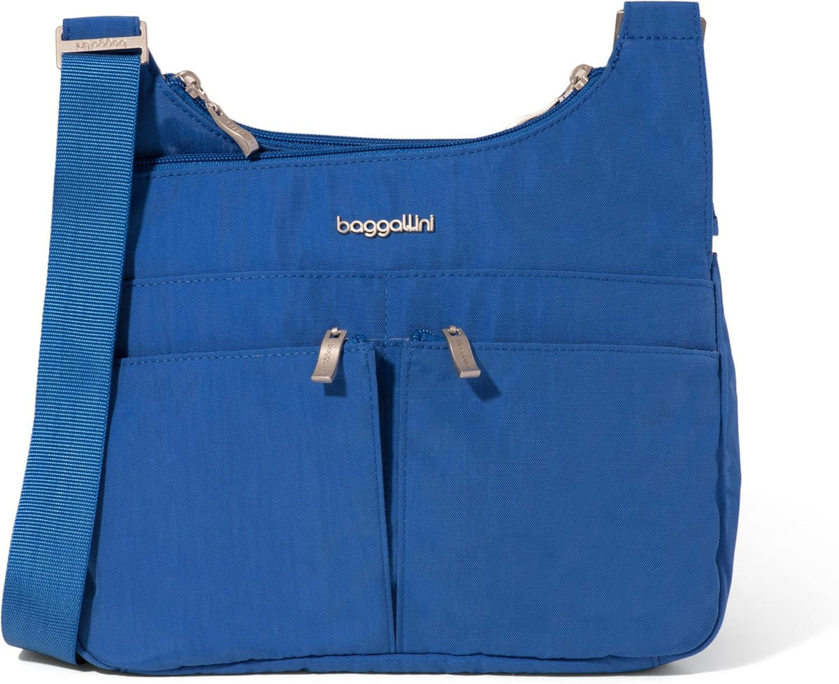 Crossbody Travel Bag 11x8.5 Lightweight Water-resistant Nylon Handbag