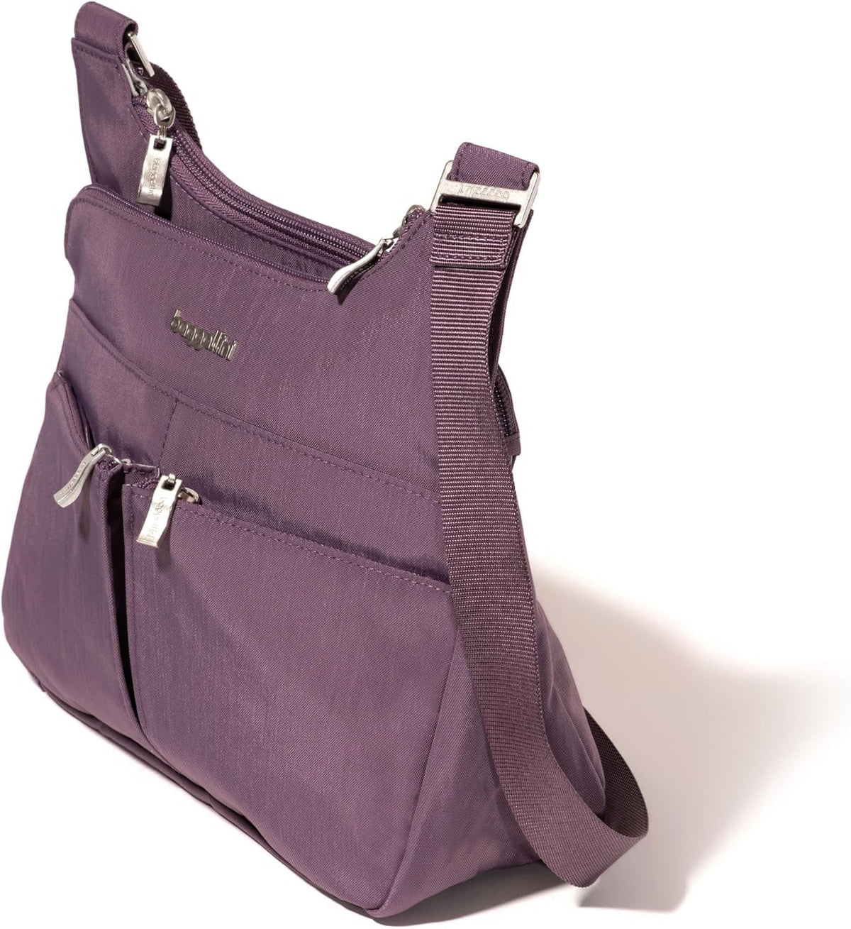 Crossbody Travel Bag 11x8.5 Lightweight Water-resistant Nylon Handbag