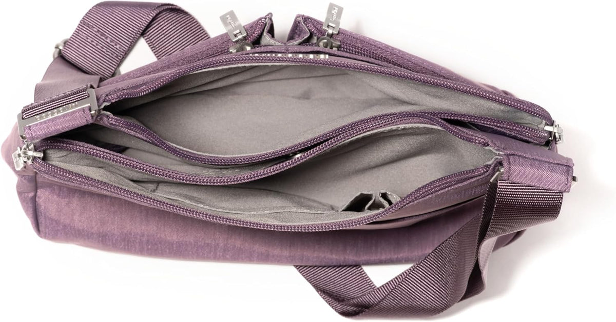 Crossbody Travel Bag 11x8.5 Lightweight Water-resistant Nylon Handbag
