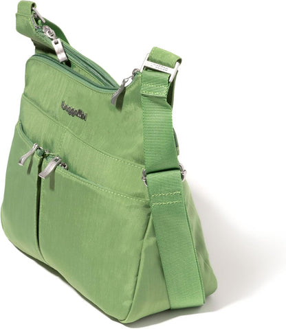 Crossbody Travel Bag 11x8.5 Lightweight Water-resistant Nylon Handbag
