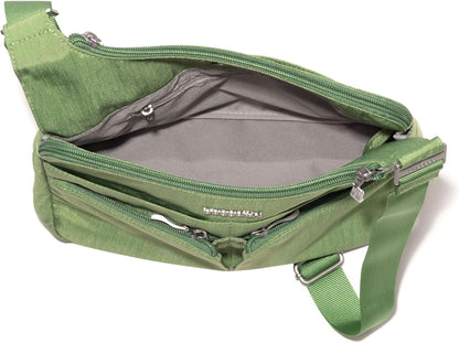 Crossbody Travel Bag 11x8.5 Lightweight Water-resistant Nylon Handbag