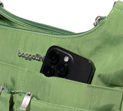 Crossbody Travel Bag 11x8.5 Lightweight Water-resistant Nylon Handbag