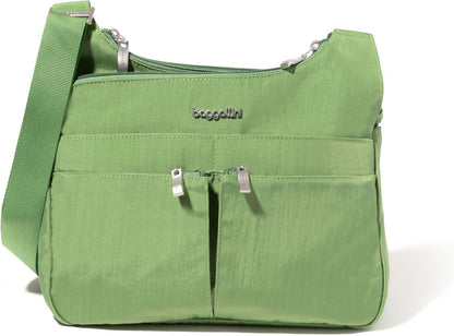 Crossbody Travel Bag 11x8.5 Lightweight Water-resistant Nylon Handbag