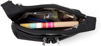 Crossbody Travel Bag 11x8.5 Lightweight Water-resistant Nylon Handbag