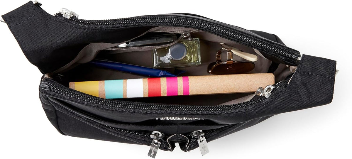 Crossbody Travel Bag 11x8.5 Lightweight Water-resistant Nylon Handbag