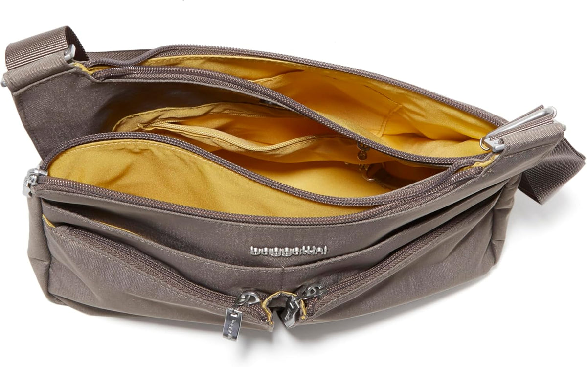 Crossbody Travel Bag 11x8.5 Lightweight Water-resistant Nylon Handbag