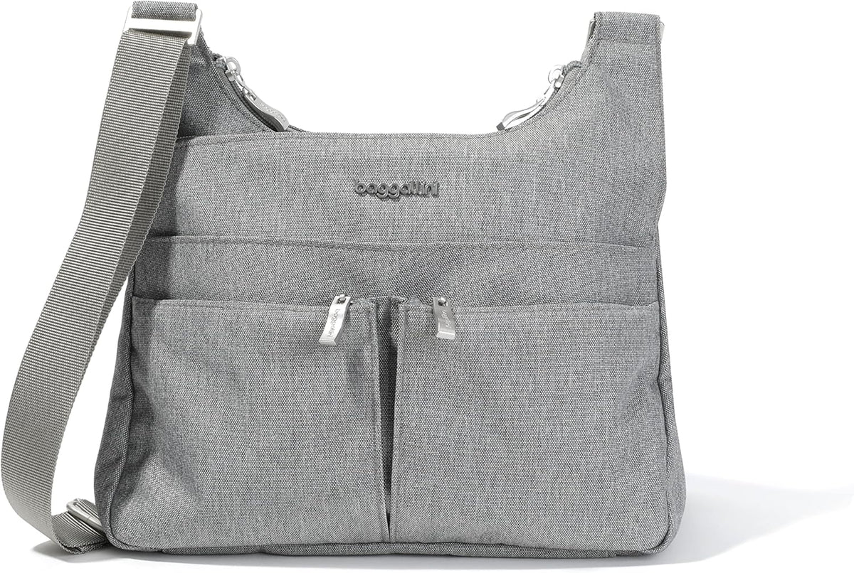 Crossbody Travel Bag 11x8.5 Lightweight Water-resistant Nylon Handbag