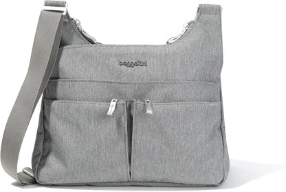 Crossbody Travel Bag 11x8.5 Lightweight Water-resistant Nylon Handbag