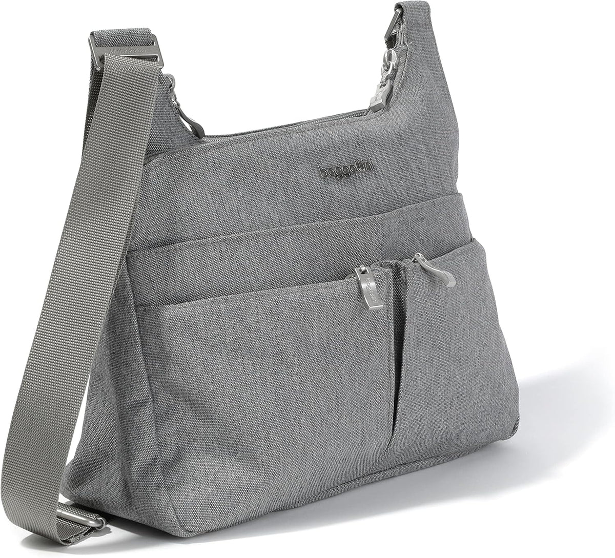 Crossbody Travel Bag 11x8.5 Lightweight Water-resistant Nylon Handbag