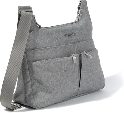 Crossbody Travel Bag 11x8.5 Lightweight Water-resistant Nylon Handbag