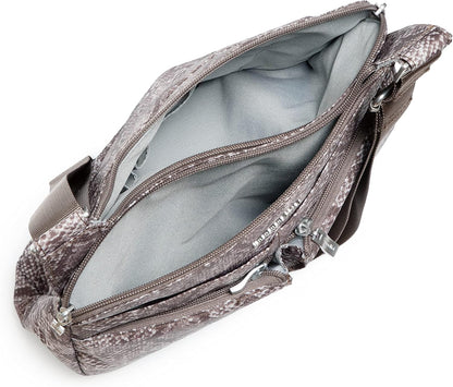 Crossbody Travel Bag 11x8.5 Lightweight Water-resistant Nylon Handbag