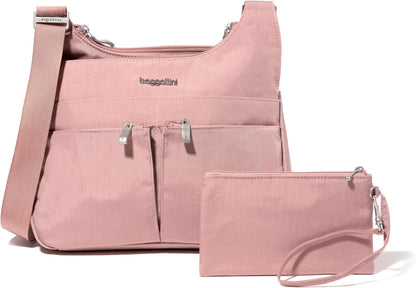 Crossbody Travel Bag 11x8.5 Lightweight Water-resistant Nylon Handbag