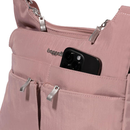 Crossbody Travel Bag 11x8.5 Lightweight Water-resistant Nylon Handbag