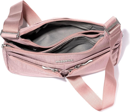 Crossbody Travel Bag 11x8.5 Lightweight Water-resistant Nylon Handbag