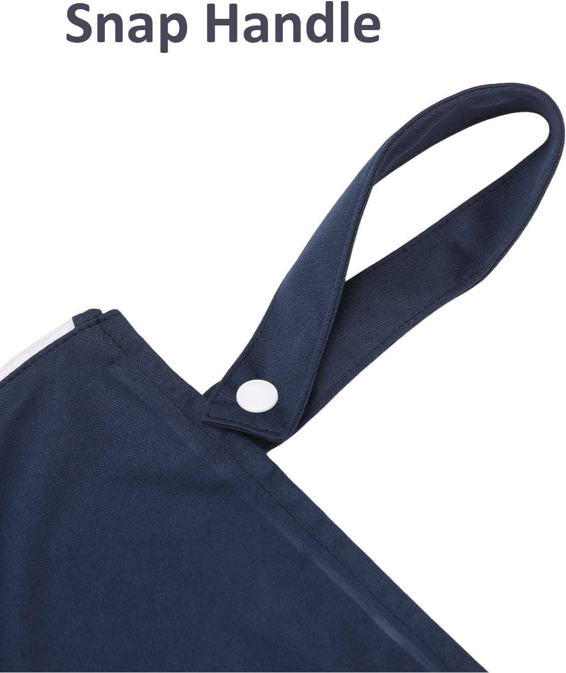 Wet Dry Bag, Waterproof Travel Bag for Baby Cloth Diapers, Swimsuit, Pump Parts, Pool, Gym Clothes, Toiletry, Strap to Stroller, Daycare,Food Storage and Wet Clothes(Navy Blue)