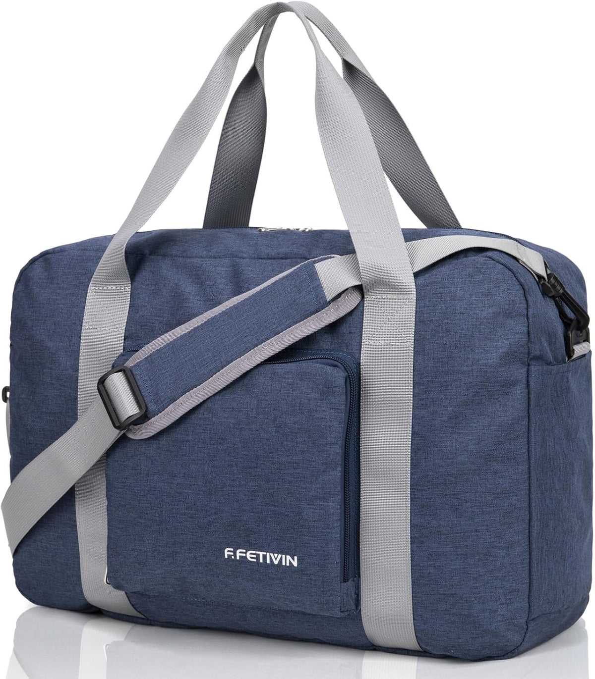 For Allegaint Airlines Personal Item Bag 17.7x12.6x6.3 Foldable Travel Duffel Bag Underseat Carry-on Luggage for Women and men 25L(Purple)