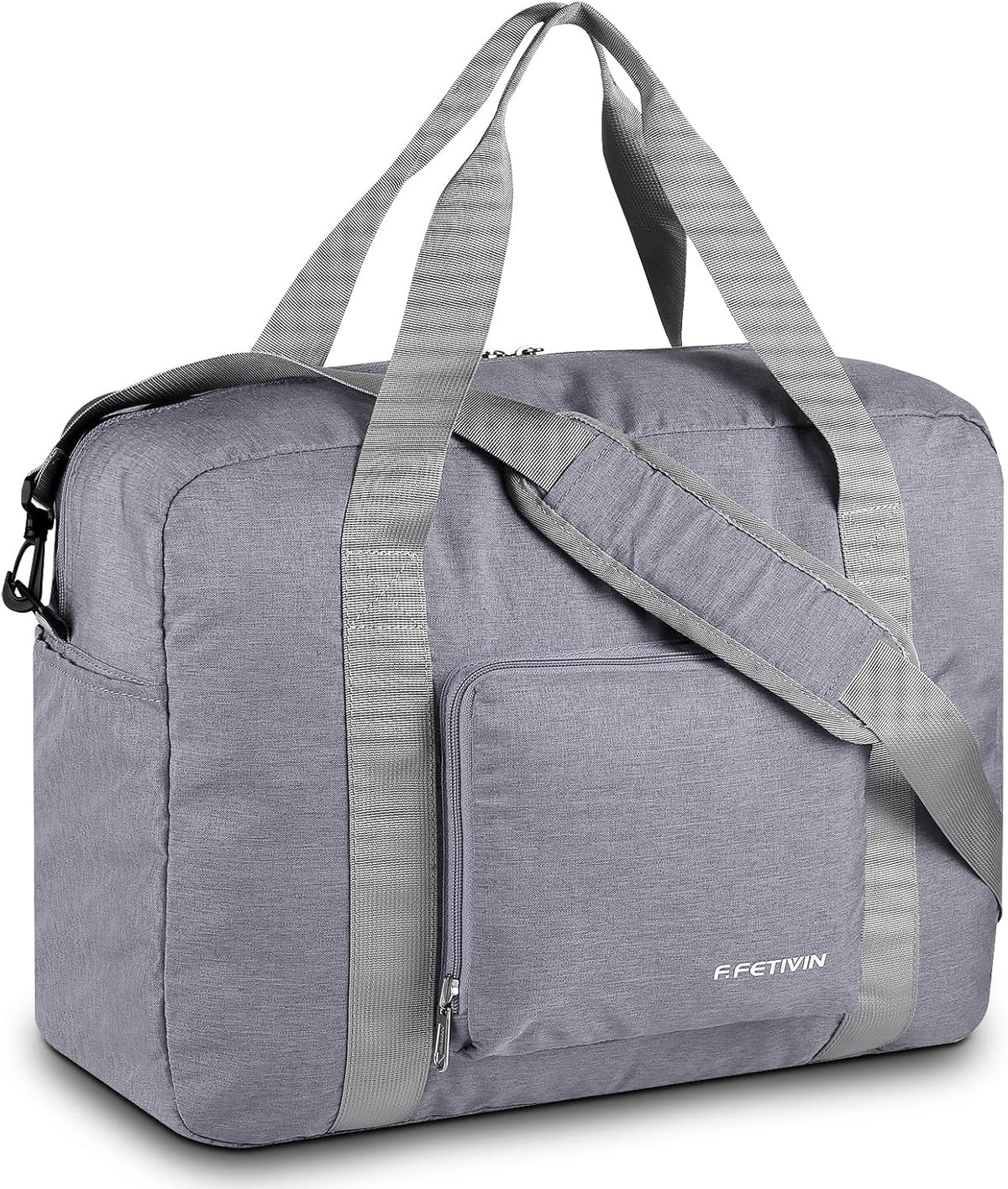 For Allegaint Airlines Personal Item Bag 17.7x12.6x6.3 Foldable Travel Duffel Bag Underseat Carry-on Luggage for Women and men 25L(Purple)