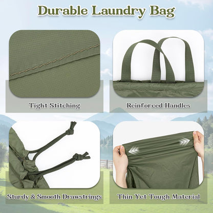 Extra Large Heavy Duty Laundry Bag for Dorm & Family | Tear-resistant 120L hamper liner holds 40lbs. Perfect washable sack for college dorms, laundromats, and seasonal storage