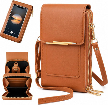 Touchscreen Phone Crossbody Bag,small crossbody bags for women,Compact and Portable,Cell Phone Purse with Adjustable Strap