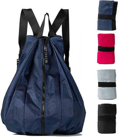 Ultra Lightweight Waterproof Small Hiking Backpack,Packable, Foldable Collapsible For Beach, Camping And Gym,Small Gym Bag, Casual daypacks, Travel Backpack, (Blue)