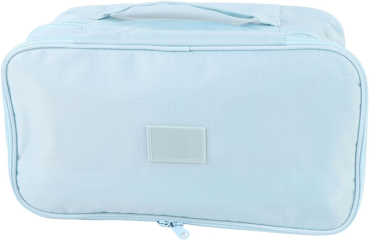 Packing Cubes, Dual Layer Luggage Travel Bags with Separate Compartments for Underwear Socks Bra Cosmetic Toiletry
