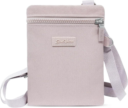 Mini Crossbody Phone Bag, Adjustable Cell Phone Purses, Travel Shoulder Bag Fit 6.9" Cellphone/Keys/Earbuds/Passport