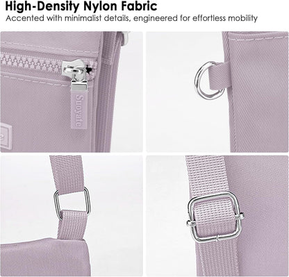 Mini Crossbody Phone Bag, Adjustable Cell Phone Purses, Travel Shoulder Bag Fit 6.9" Cellphone/Keys/Earbuds/Passport