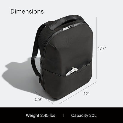 The Everywhere Zip Backpack - Personal Item Airline Approved Backpack with 16” Padded Laptop Sleeve, Water Bottle Pocket, Interior and Exterior Pockets - Fits Up to 16-Inch Laptops - Clay Pink