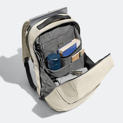 The Everywhere Zip Backpack - Personal Item Airline Approved Backpack with 16” Padded Laptop Sleeve, Water Bottle Pocket, Interior and Exterior Pockets - Fits Up to 16-Inch Laptops - Clay Pink