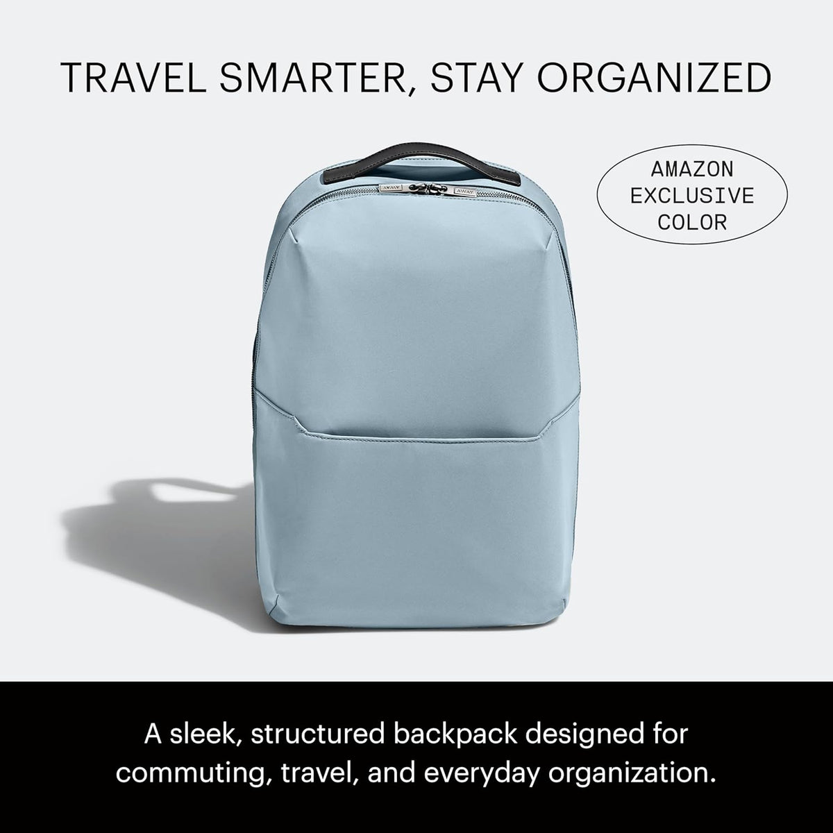 The Everywhere Zip Backpack - Personal Item Airline Approved Backpack with 16” Padded Laptop Sleeve, Water Bottle Pocket, Interior and Exterior Pockets - Fits Up to 16-Inch Laptops - Clay Pink