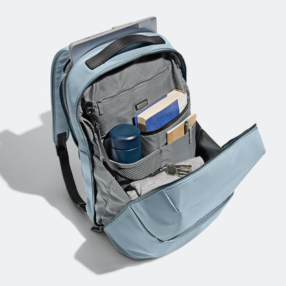 The Everywhere Zip Backpack - Personal Item Airline Approved Backpack with 16” Padded Laptop Sleeve, Water Bottle Pocket, Interior and Exterior Pockets - Fits Up to 16-Inch Laptops - Clay Pink