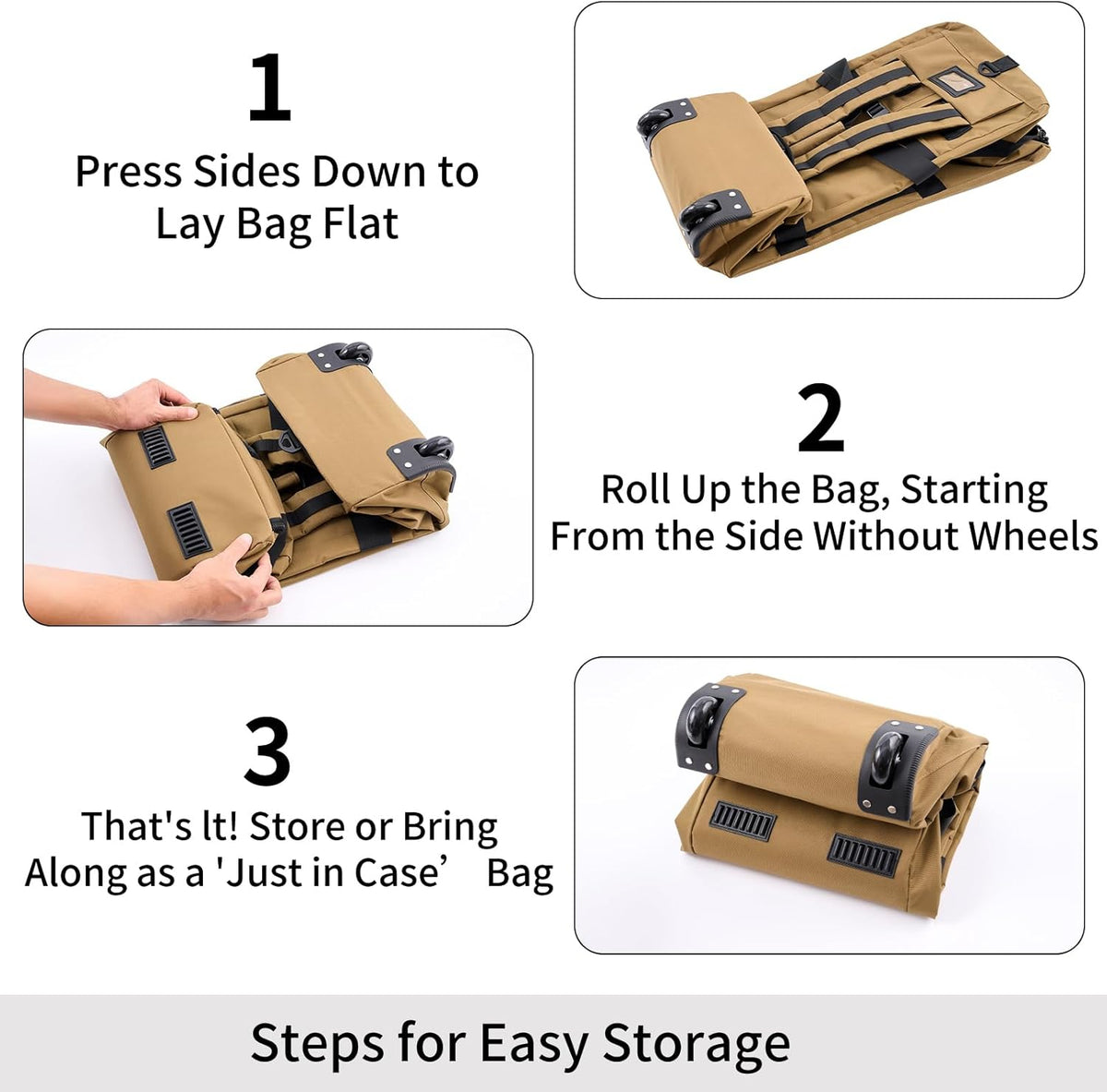 80L Travel Rolling Duffel Bag with wheels, Military Tactical Wheeled Foldable for Deployment Travel Camping Sports