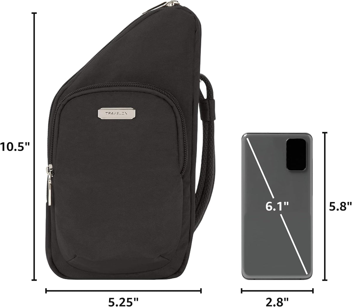 Essentials - Anti-Theft - Compact Crossbody Bag - Peacock