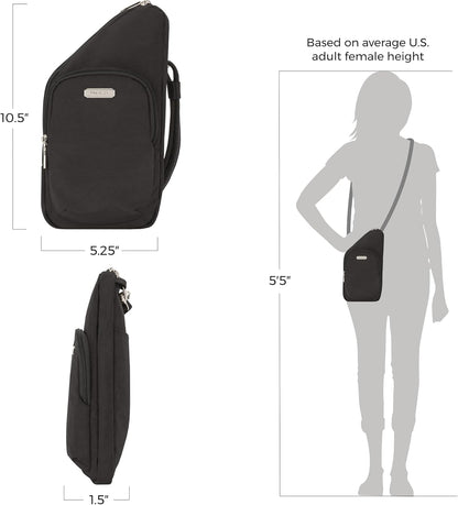 Essentials - Anti-Theft - Compact Crossbody Bag - Peacock