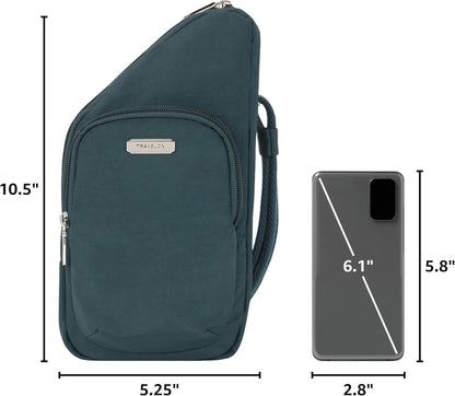 Essentials - Anti-Theft - Compact Crossbody Bag - Peacock